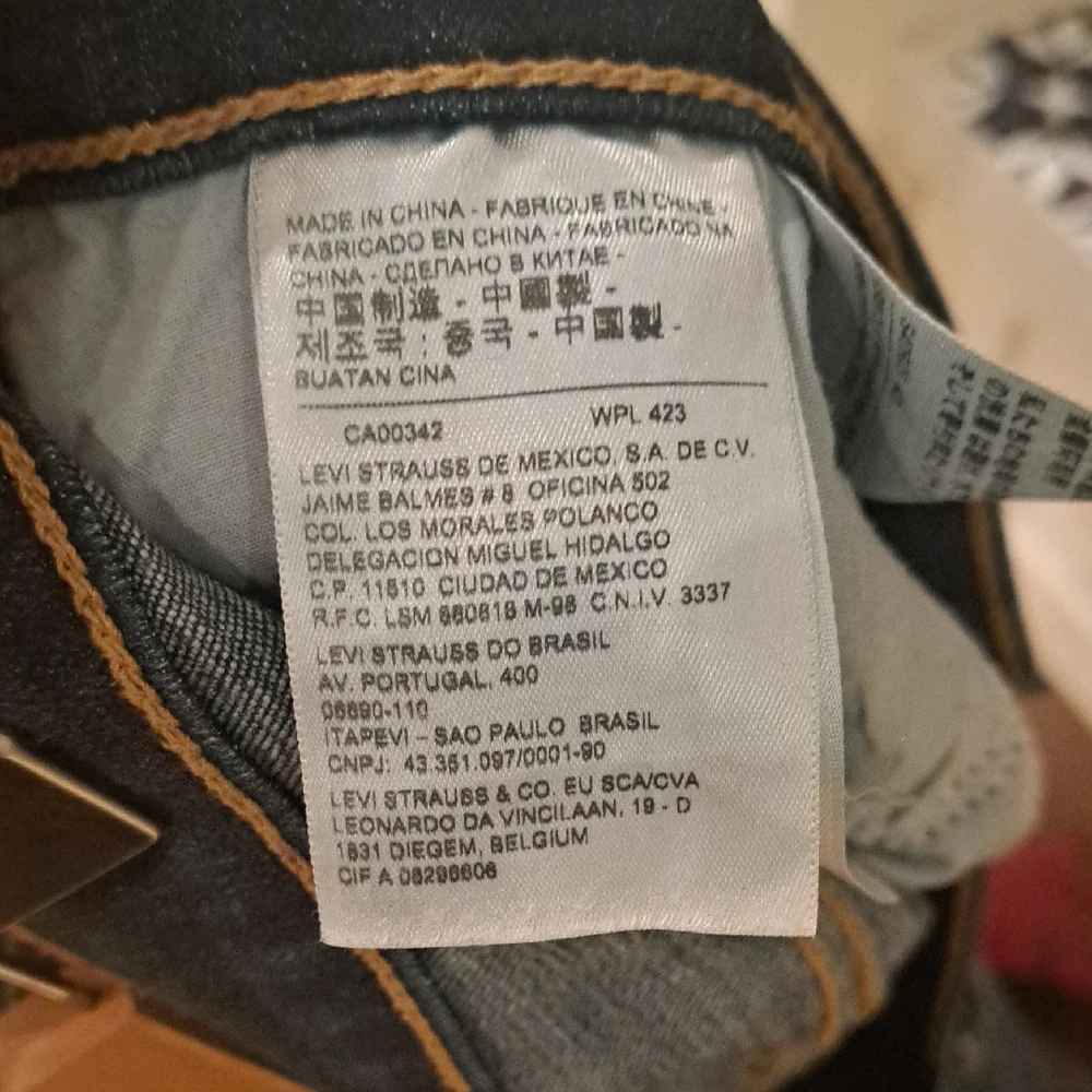 062 - Levi's 712 Dark Blue  Women's Jeans - Picture 3 of 7